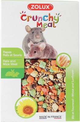 Crunchy Meal rat et souris Zolux 800g mélange varié