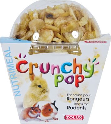 Crunchy Pop Zolux banane 63g friandises pour rongeurs