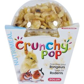 Crunchy Pop Zolux banane 63g friandises pour rongeurs