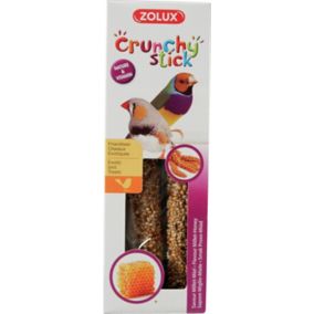 Crunchy stick exotique milliet miel Zolux 85g