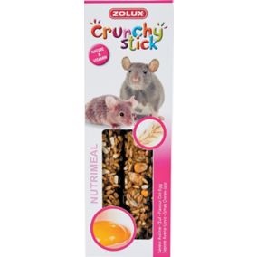 Crunchy stick rat souris avec œuf Zolux 115g