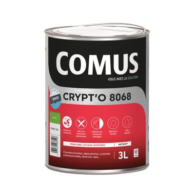 CRYPT'O 8068 3L - Peinture de finition pour locaux exposés en phase aqueuse - COMUS