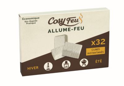 Cube allume-feu Flam & Co - 32 pièces