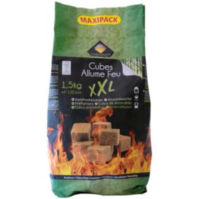 Cube allume-feu Pyrofeu XXL en sac de 1,5kg