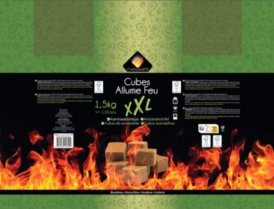 Cube allume-feu Pyrofeu XXL en sac de 1,5kg