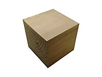 Cube de sapin/douglas 14x14x14 cm