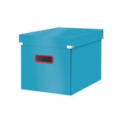 Cube en Carton robuste pour rangement Cosy - Bleu