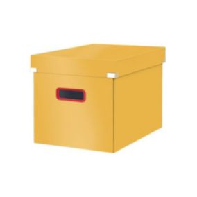 Cube en Carton robuste pour rangement Cosy - Jaune