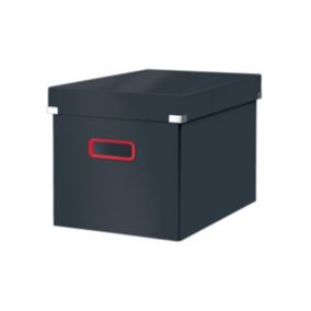 Cube en Carton robuste pour rangement Cosy - Noir