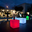 Cube lumineux autonome Carry multicolore autonome H. 40 cm