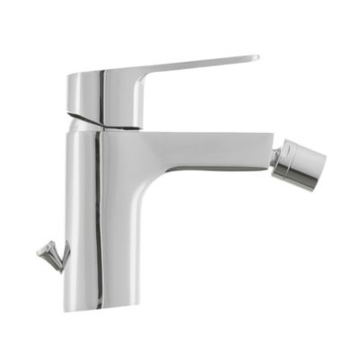 Cube Way by Siko Mitigeur bidet avec bec chromé et tirette, chrome (CU235)