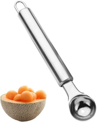 Cuillère à melon et fruits inox Forme boule