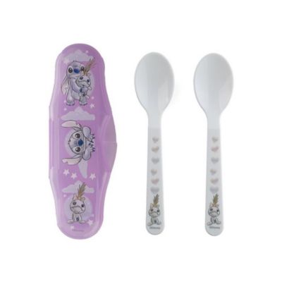 Cuillères enfant Disney Baby Lilo & Stitch Set 2 + étui lavande 14,2 cm