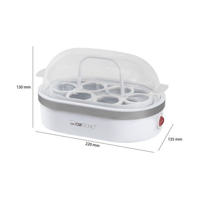 Cuiseur à oeufs Clatronic EK 3497 Blanc/silver