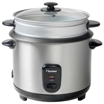 Cuiseur à riz 1.8l 700w avec panier vapeur Bestron ARC180