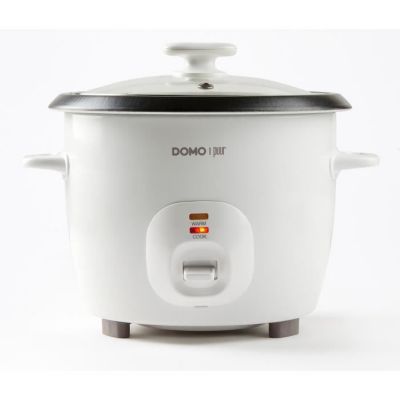 Cuiseur à riz DOMO - 536W DO9176RK - Fonction maintien au chaud - 1.3 litres - Revêtement antiadhésif