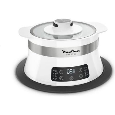 Cuiseur vapeur 0.7l 550w blanc Moulinex VJ504010 steam'up