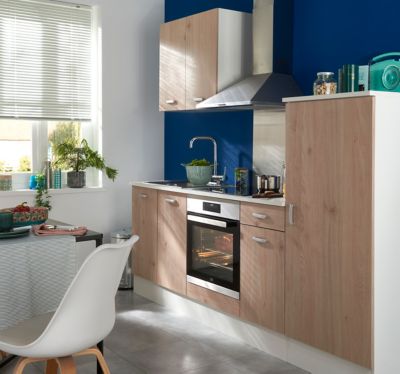 Cuisine Complete Maia Decor Bois L 240 Cm Sans Electromenager Castorama
