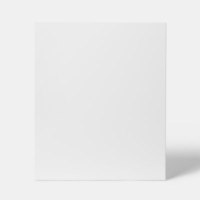 Cuisine complète GoodHome Stevia blanc brillant 2 caissons hauts + 3 bas sans électroménager l.80 cm