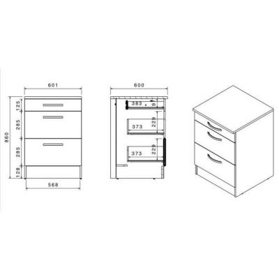 Cuisine complete OSLO - L 300 cm - Décor chene - Plan de travail inclus