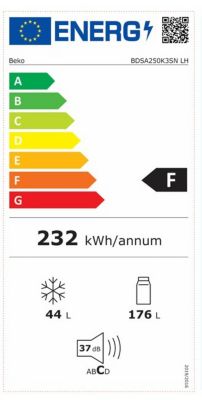 Cuisine complète pré-montée All in basic Chiara chêne L.255 cm avec électroménager