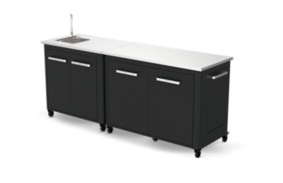 Cuisine extérieure modules 120 cm + évier 90 cm Cozze