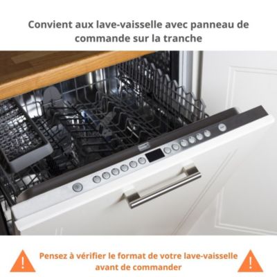 Cuisineandcie - Façade pour lave-vaisselle tout intégrable Eco Blanc Brillant L 60 cm