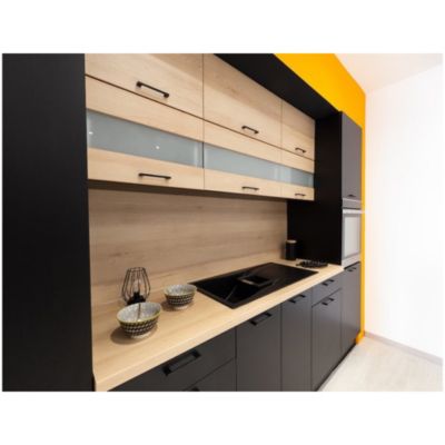 Cuisineandcie Meuble Cuisine Bas ECO Blanc Brillant 1 Porte 1 Tiroir L40cm - Rangement Pratique Et Élégant