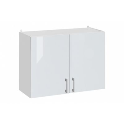 Cuisineandcie - Meuble haut de cuisine Eco Blanc Brillant 2 portes L 60 cm