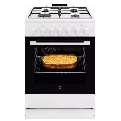 Cuisinière gaz 57l 4 foyers blanc Electrolux LKK620010W