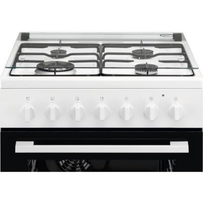 Cuisinière gaz 57l 4 foyers blanc Electrolux LKK620010W