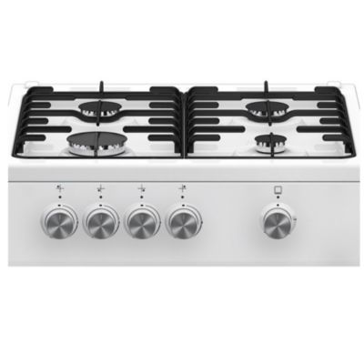 Cuisinière gaz 68l 4 feux blanc Beko FSG52000DWC