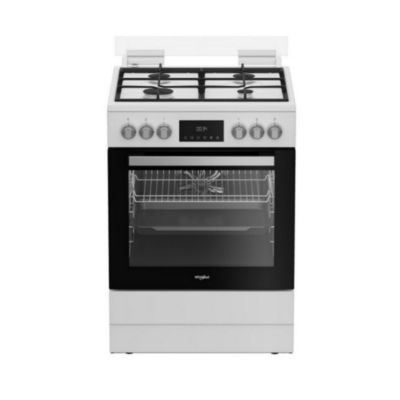 Cuisinière gaz 72l 4 feux blanc Whirlpool W6G8LCW