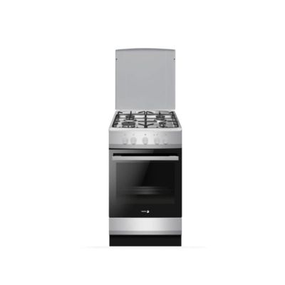 Cuisinière gaz 74l 4 feux gris/noir Fagor FACG202S