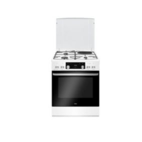 Cuisinière mixte 77l 4 feux blanc Amica ACM7035RB