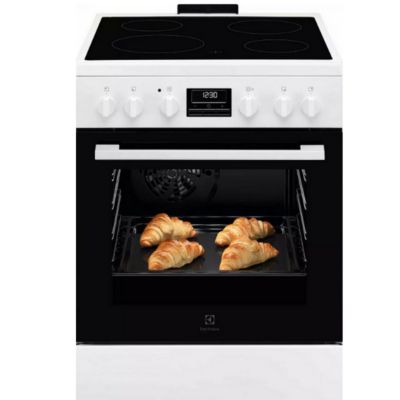 Cuisinière vitrocéramique 58l 4 feux blanc Electrolux LKR664177W série 600