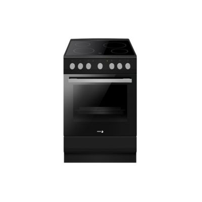 Cuisinière vitrocéramique 62l 4 feux noir mat Fagor FACV203N