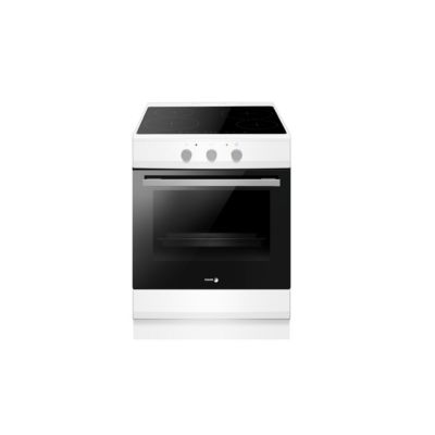 Cuisinière vitrocéramique 65l 4 feux blanc Fagor FACI2003B