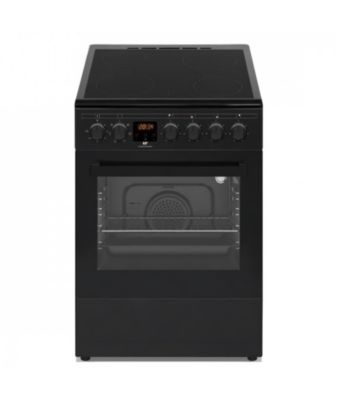 Cuisiniere vitrocéramique CONTINENTAL EDISON CECV50FCB - 4 feux - L49,8 x H86 xP67 cm - Noir