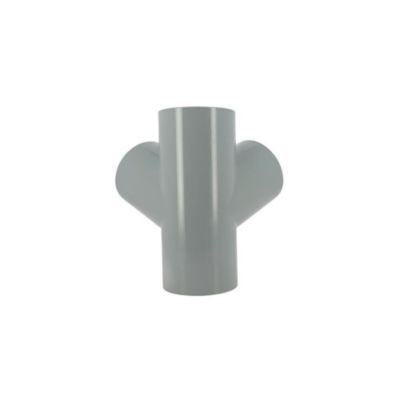 culotte double pvc - femelle / femelle - 67 degrés30 - equerre ...