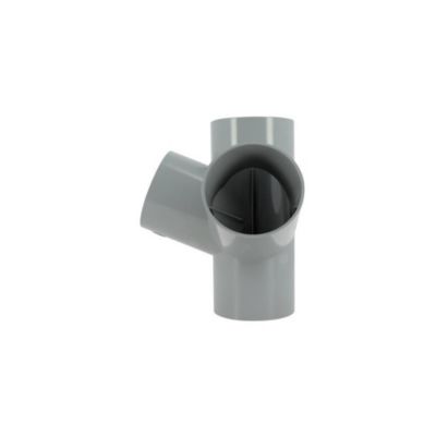 culotte double pvc - femelle / femelle - 67 degrés30 - equerre ...