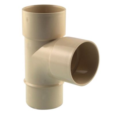 Culotte gouttière 87° mf PVC D.50 sable Fitt