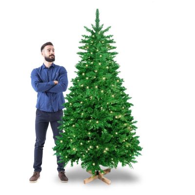 Cupid - Sapin de Noël avec lumières LED diamètre 114 x210H, 1200 branches