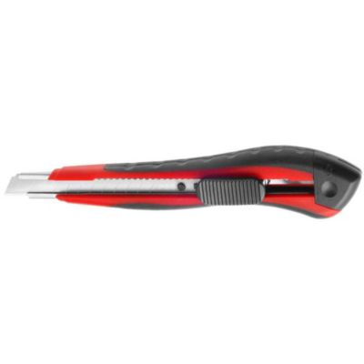 Cutter 18 mm FACOM 844.S18PB - lame sécable, rechargement automatique, manche ergonomique