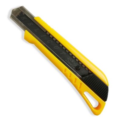Cutter 18mm Jaune avec Lame Tranchante Black Blade SK2 + 2 Lames ...