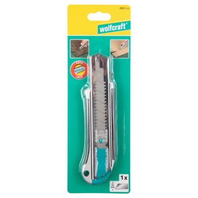 Cutter 25 mm Wolfcraft - lame sécable, guide et blocage