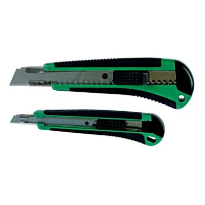 Cutter 9 et 18 mm - 2 pièces Noir et rouge