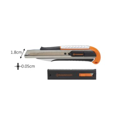 Cutter lame acier 18 mm x 0.5 mm Magnusson