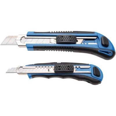Cutter à Lames Universelle 4 pcs - l. 9/18 mm - Lames Polyvalentes et Précises - Acier, Pro - D-Work