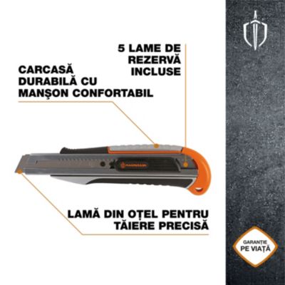 Cutter Magnusson 25 mm Noir et orange